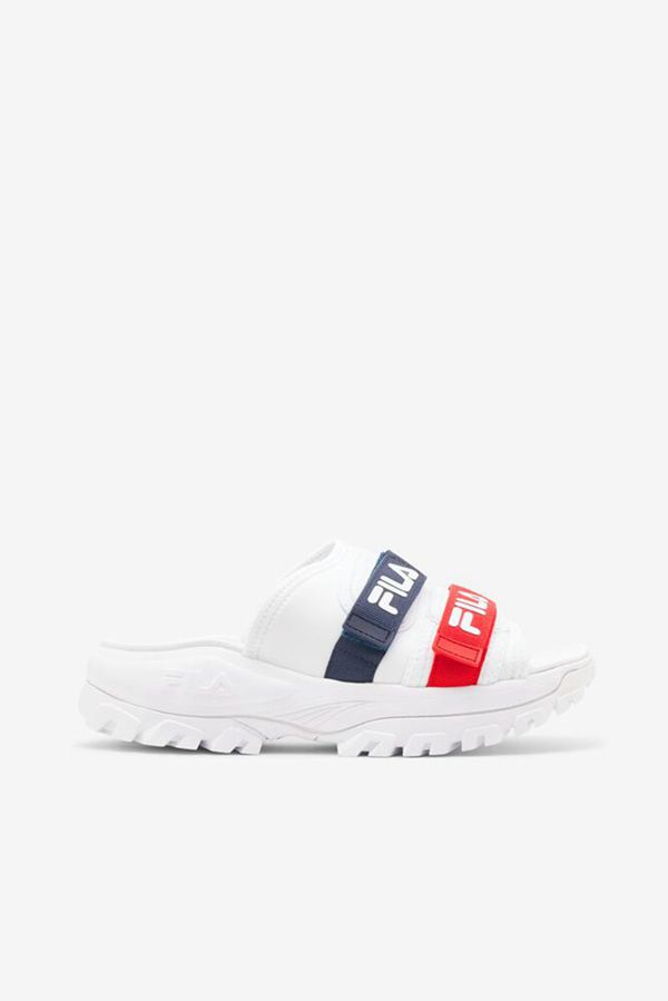 Fila Outdoor Women's Sandals - White/Navy/Red,NZ 736-64503